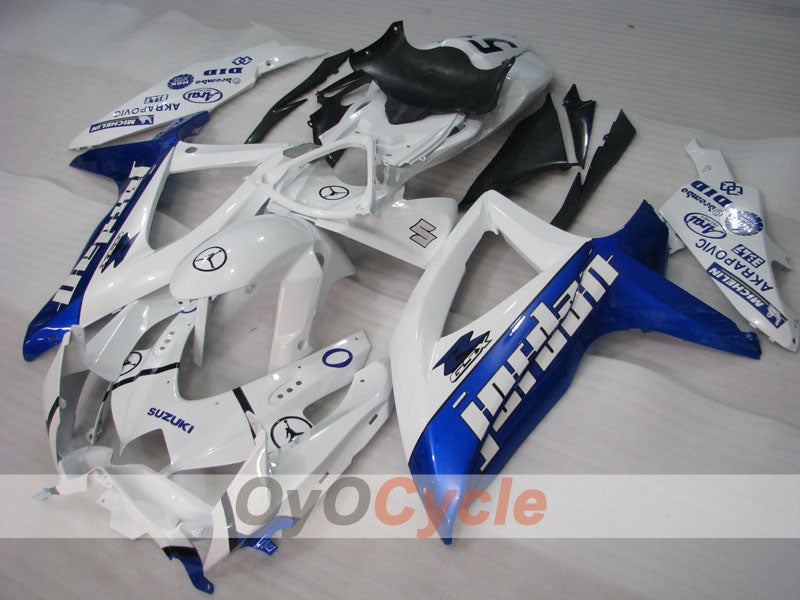 Carena a iniezione per GSX R750 08-10 - Blu, Bianco - Jordan #OYO87905459 Immagine secondaria del prodotto