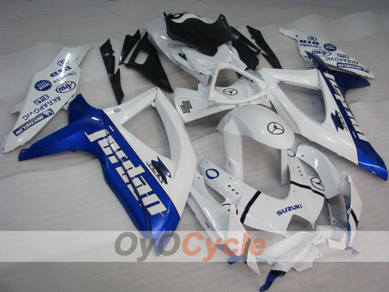 Carena a iniezione per GSX R750 08-10 - Blu, Bianco - Jordan #OYO87905459 Immagine principale del prodotto