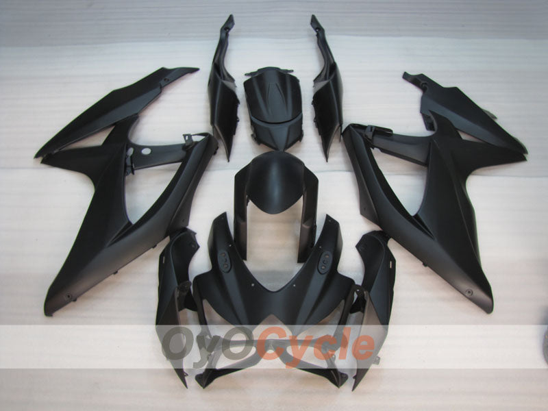 Kit carenatura a iniezione per GSX R750 08-10 - Nero, Opaco - Senza adesivi/decalcomanie, Stile di fabbrica #OYO87905436 Immagine secondaria del prodotto