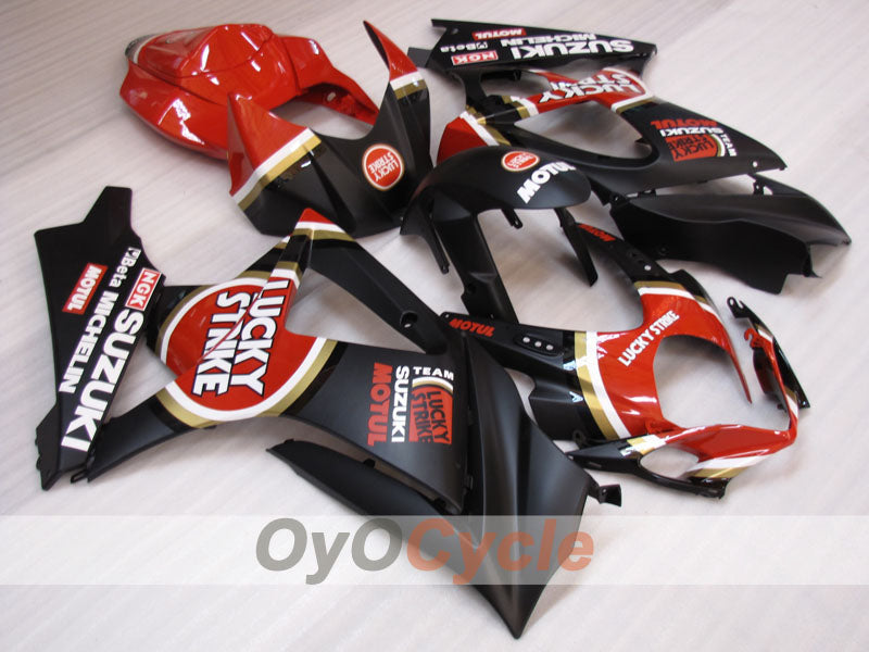 Kit carenatura a iniezione per GSX R1000 07-08 - Rosso, Nero - Lucky Strike #OYO87905519 Immagine secondaria del prodotto