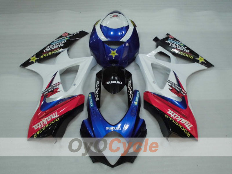 Kit carenatura a iniezione per GSX R1000 07-08 - Blu, Bianco - Rockstar #OYO87905520 Immagine secondaria del prodotto