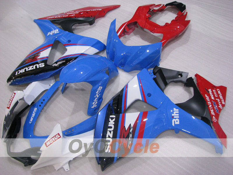 Carena a iniezione per GSX R1000 del 09-16 - Rosso, Blu, Nero - DUNLOP #OYO87905554 Immagine secondaria del prodotto