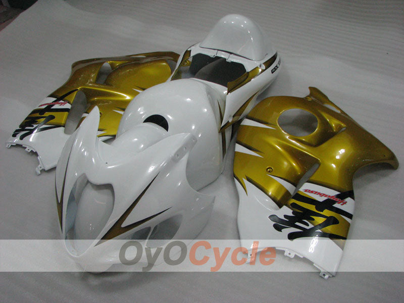 Carenatura a iniezione per GSXR1300 Hayabusa del 99-07 - Bianco, Oro - Stile Fabbrica #OYO87905599 Immagine secondaria del prodotto