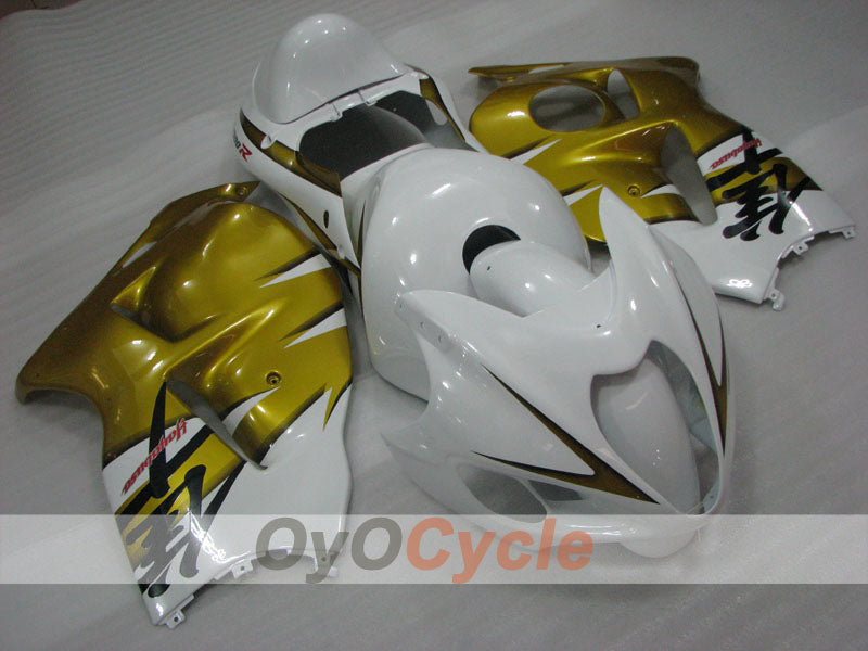 Carenatura a iniezione per GSXR1300 Hayabusa del 99-07 - Bianco, Oro - Stile Fabbrica #OYO87905599 Immagine principale del prodotto