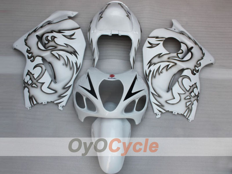 Kit carenatura a iniezione per GSXR1300 Hayabusa 99-07 - Bianco, Nero - Stile di fabbrica, Personalizzabile #OYO87905600 Immagine secondaria del prodotto