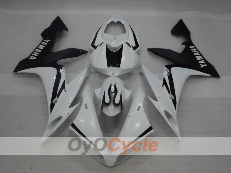 Carena a iniezione per YZF-R1 04-06 - Bianco, Nero - Stile di fabbrica #OYO87905648 Immagine secondaria del prodotto