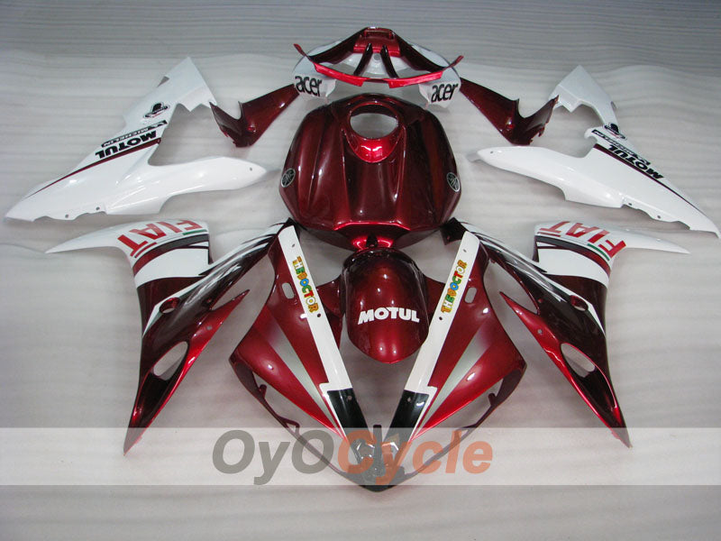 Carene a iniezione per YZF-R1 04-06 - Rosso, Bianco - FIAT #OYO87905651 Immagine secondaria del prodotto