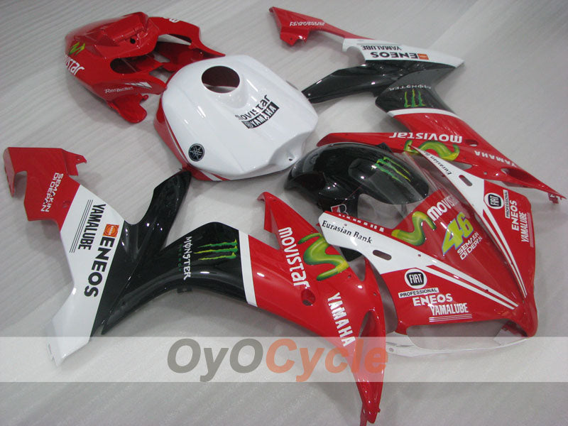 Kit carene a iniezione per YZF-R1 04-06 - Rosso, Bianco, Nero - Monster #OYO87905661 Immagine principale del prodotto