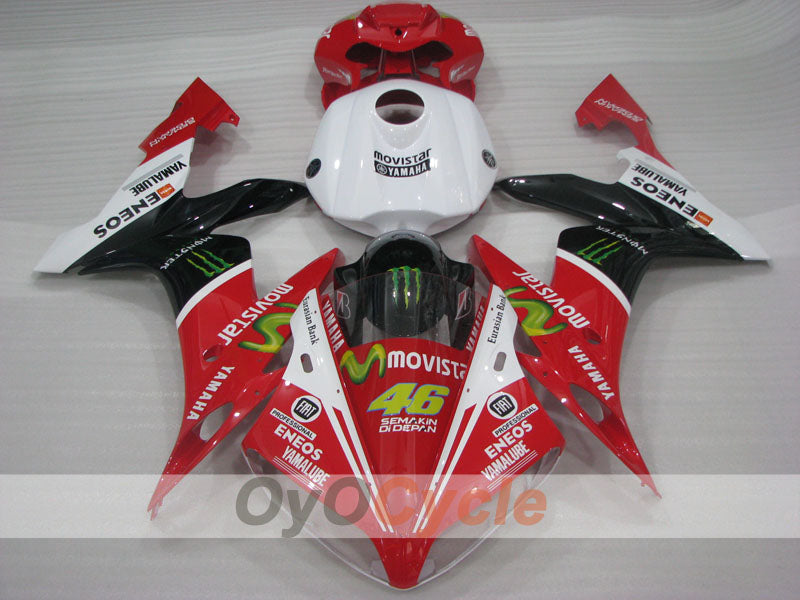 Kit carene a iniezione per YZF-R1 04-06 - Rosso, Bianco, Nero - Monster #OYO87905661 Immagine secondaria del prodotto