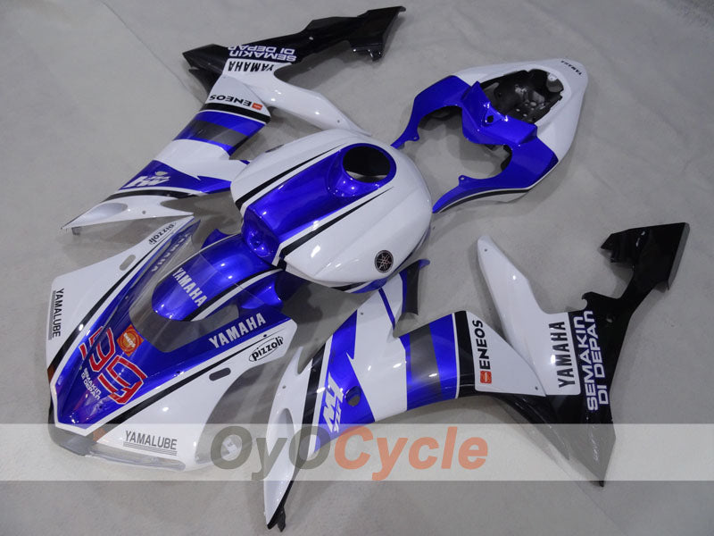 Kit carene stampate a iniezione per YZF-R1 04-06 - Blu, Bianco, Nero - ENEOS #OYO87905662 Immagine secondaria del prodotto