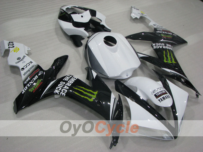Kit carene stampate a iniezione per YZF-R1 04-06 - Bianco, Nero - Monster #OYO87905665 Immagine principale del prodotto