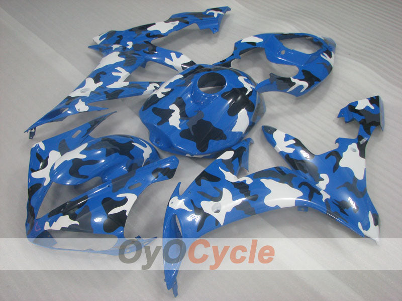 Kit carene stampate a iniezione per YZF-R1 04-06 - Blu, Bianco, Nero - Personalizza #OYO87905669 Immagine secondaria del prodotto