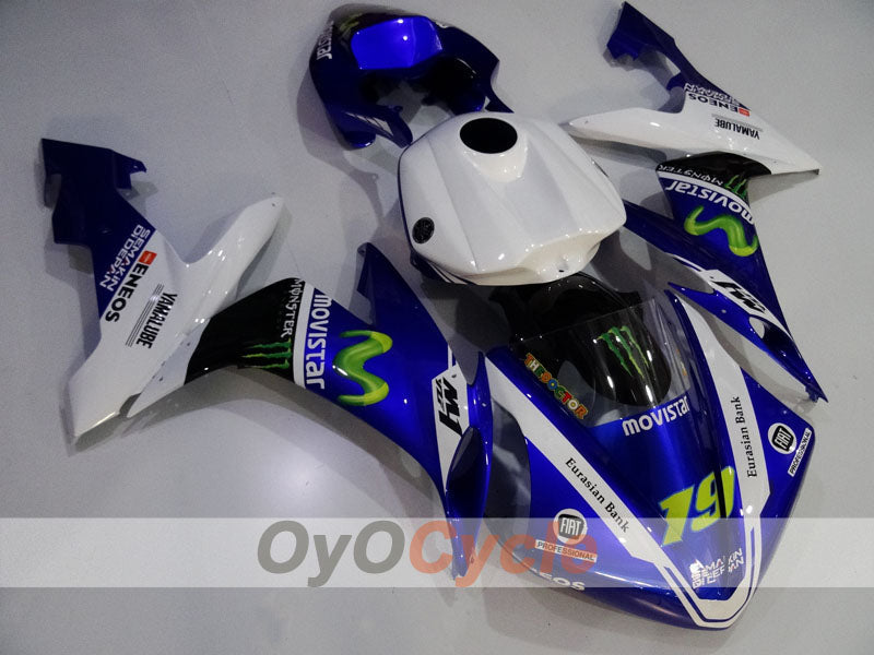 Kit carene a iniezione per YZF-R1 04-06 - Blu, Bianco, Nero - Monster #OYO87905670 Immagine principale del prodotto