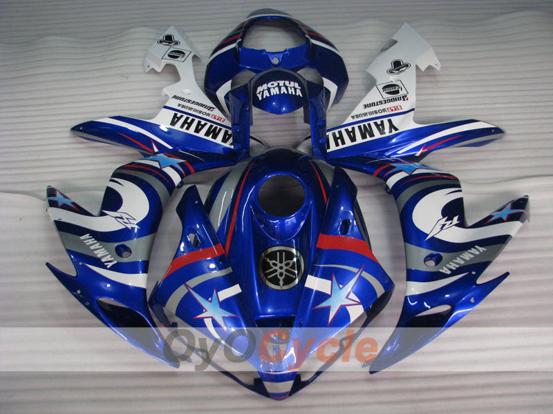 Kit carene stampate a iniezione per YZF-R1 04-06 - Blu, Bianco - FIAT, MOTUL #OYO87905671 Immagine secondaria del prodotto