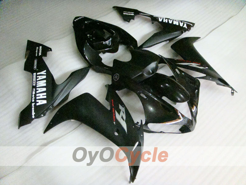 Kit carene stampate a iniezione per YZF-R1 04-06 - Nero, opaco - Stile originale #OYO87905672 Immagine principale del prodotto