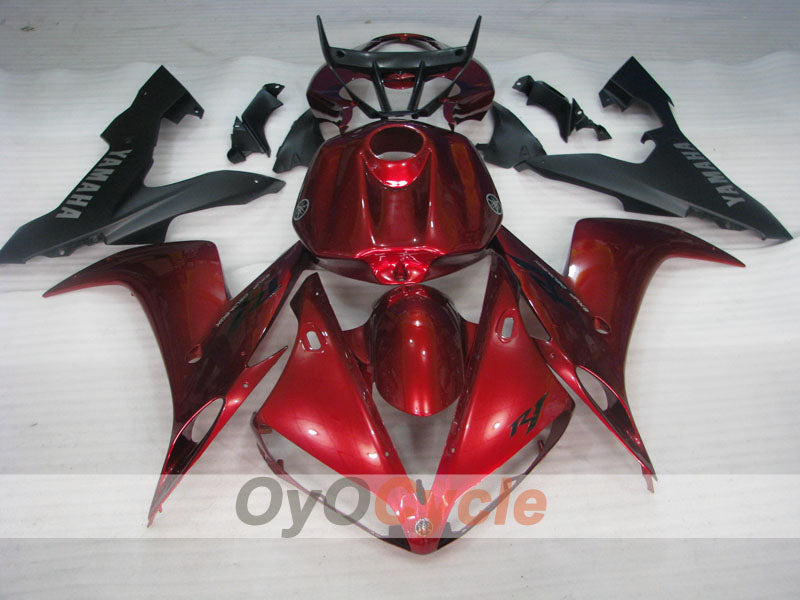 Kit carene stampate a iniezione per YZF-R1 04-06 - Rosso, Nero, Opaco - Stile originale #OYO87905673 Immagine secondaria del prodotto