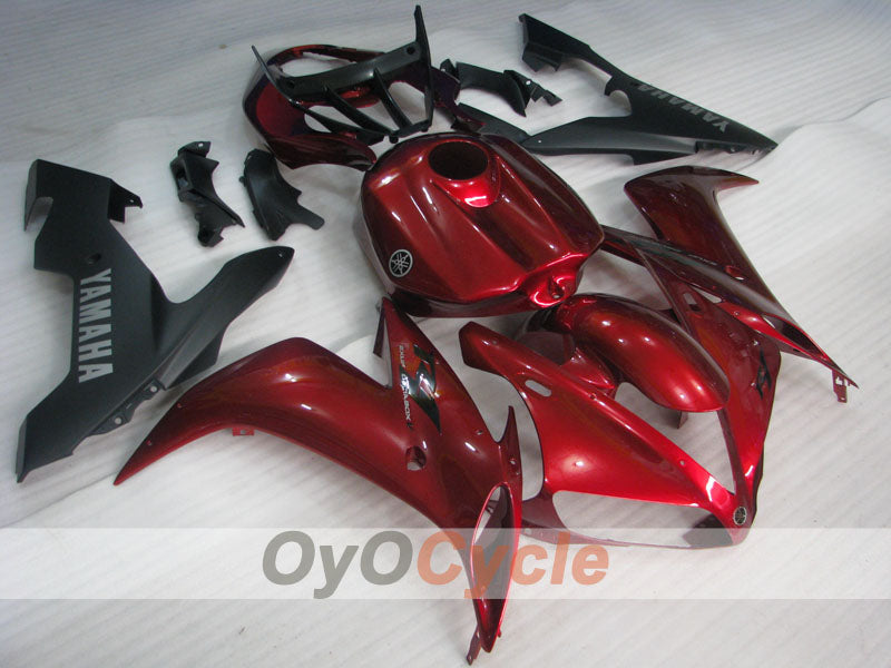 Kit carene stampate a iniezione per YZF-R1 04-06 - Rosso, Nero, Opaco - Stile originale #OYO87905673 Immagine principale del prodotto