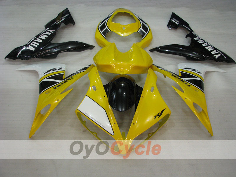 Kit carene stampate a iniezione per YZF-R1 04-06 - Giallo, Nero - Stile originale #OYO87905674 Immagine secondaria del prodotto