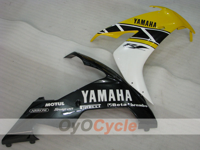 Kit carene stampate a iniezione per YZF-R1 04-06 - Giallo, Nero - Stile originale #OYO87905674