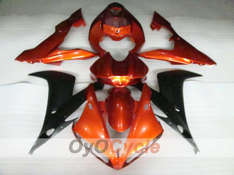 Kit carene stampate a iniezione per YZF-R1 04-06 - Arancione, Nero, Opaco - Stile originale #OYO87905677 Immagine secondaria del prodotto