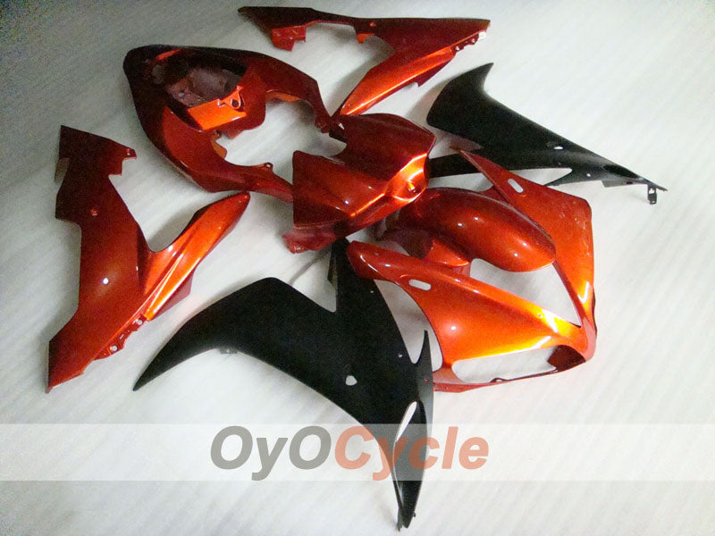 Kit carene stampate a iniezione per YZF-R1 04-06 - Arancione, Nero, Opaco - Stile originale #OYO87905677 Immagine principale del prodotto