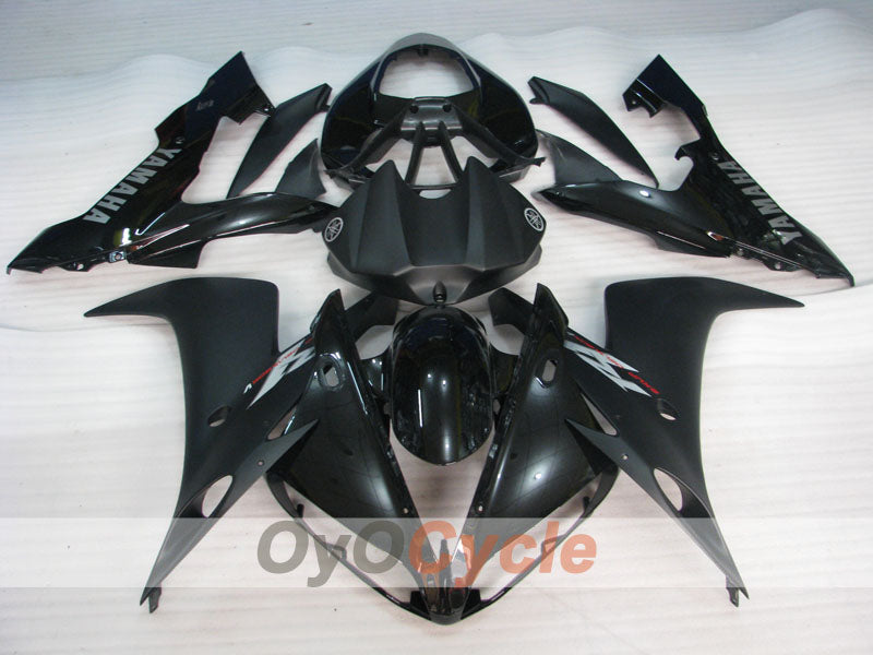 Kit carene stampate a iniezione per YZF-R1 04-06 - Nero, opaco - Stile originale #OYO87905678 Immagine secondaria del prodotto