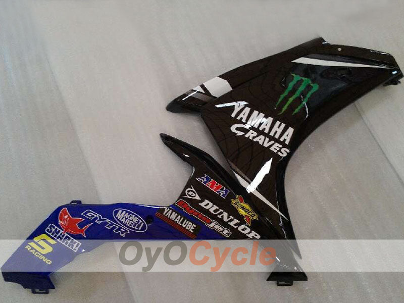 Carene laterali destra e sinistra per Yamaha YZF-R1 07-08 #OYO87911417 Immagine secondaria del prodotto
