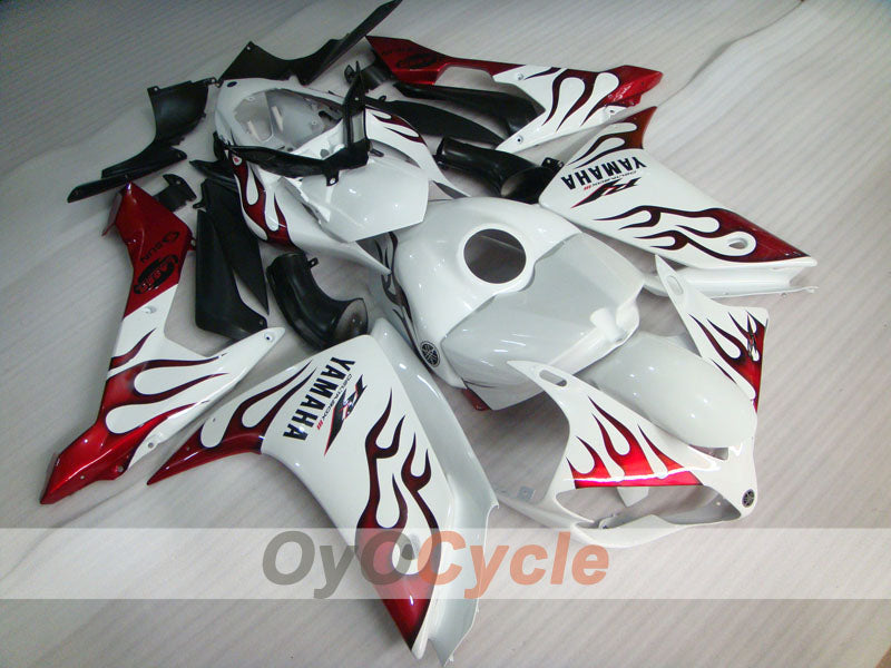 Kit Carene a Iniezione per YZF-R1 07-08 - Rosso, Bianco - Sun #OYO87905687 Immagine principale del prodotto