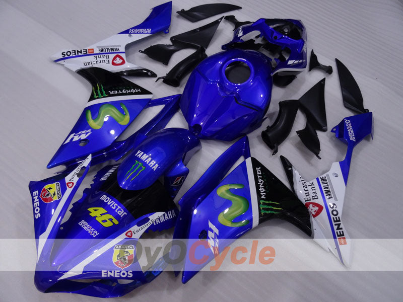Kit carene a iniezione per YZF-R1 07-08 - Blu, Bianco, Nero - Monster #OYO87905693 Immagine secondaria del prodotto