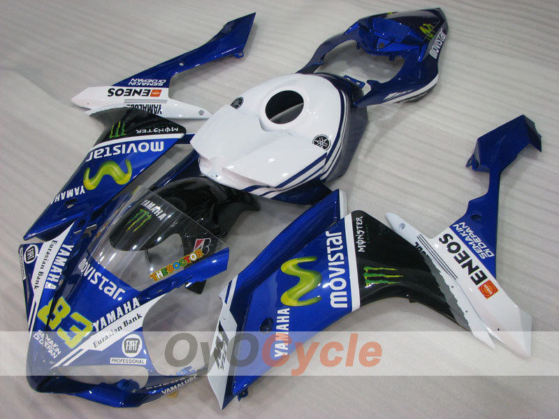 Kit carene a iniezione per YZF-R1 07-08 - Blu, Bianco, Nero - Monster #OYO87905694 Immagine secondaria del prodotto