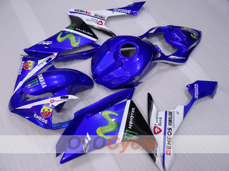 Kit carene a iniezione per YZF-R1 07-08 - Blu, Bianco, Nero - Monster #OYO87905695 Immagine secondaria del prodotto