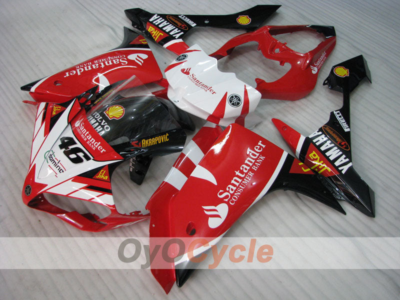 Kit carene a iniezione per YZF-R1 07-08 - Rosso, Bianco - Santander #OYO87905704 Immagine principale del prodotto
