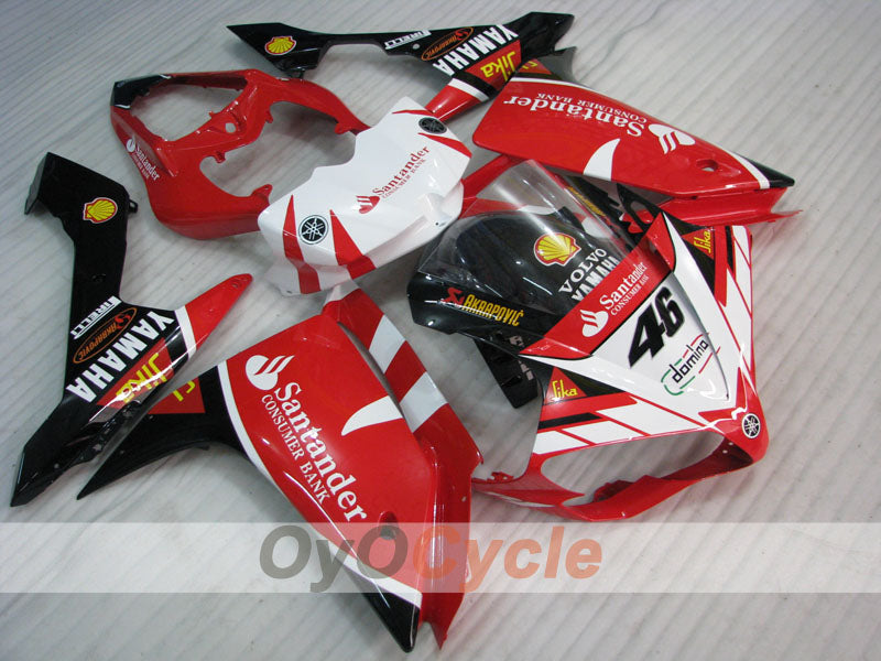 Kit carene a iniezione per YZF-R1 07-08 - Rosso, Bianco - Santander #OYO87905704 Immagine secondaria del prodotto