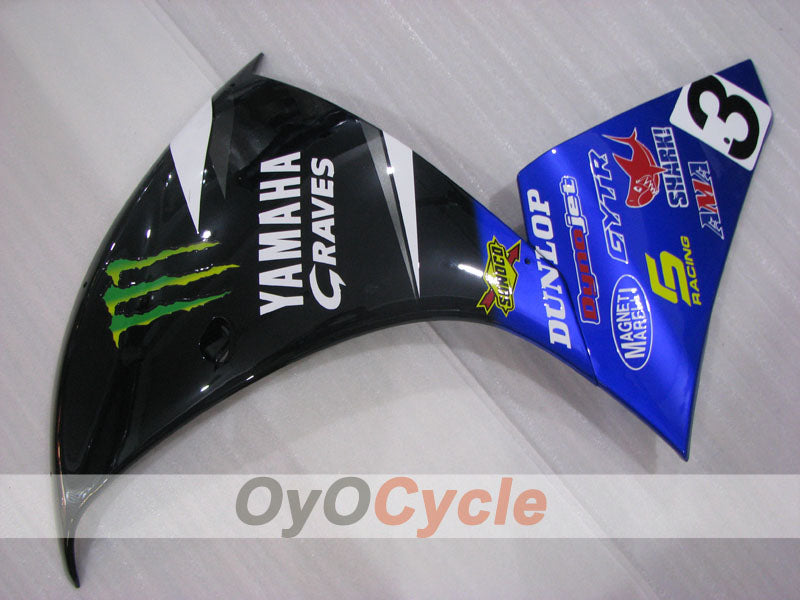 Carenatura lato destro e sinistro per Yamaha 09-11 YZF-R1 #OYO87911545 Immagine principale del prodotto