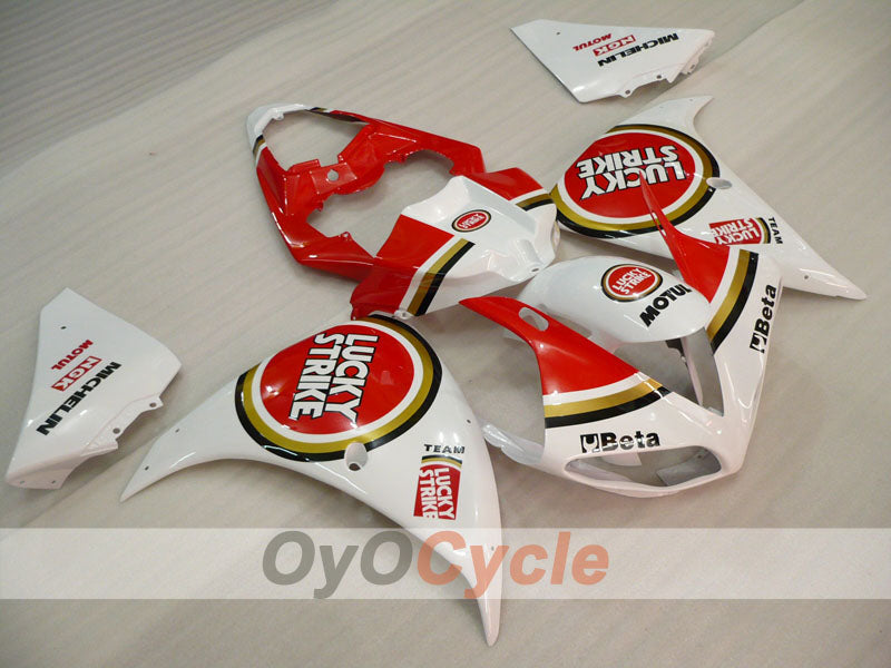 Carenatura a iniezione per YZF-R1 09-11 - Rosso, Bianco - Lucky Strike #OYO87905710 Immagine principale del prodotto