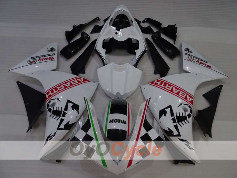 Kit Carene a Iniezione per YZF-R1 09-11 - Nero, Bianco Perla - ABARTH #OYO87905722 Immagine secondaria del prodotto