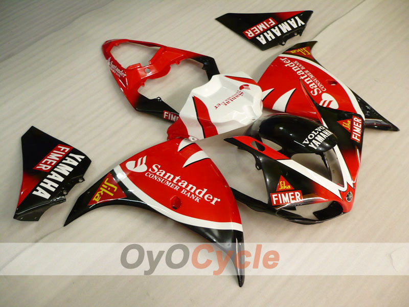 Carenatura a iniezione per YZF-R1 09-11 - Rosso, Nero - Stile di Fabbrica #OYO87905726 Immagine principale del prodotto