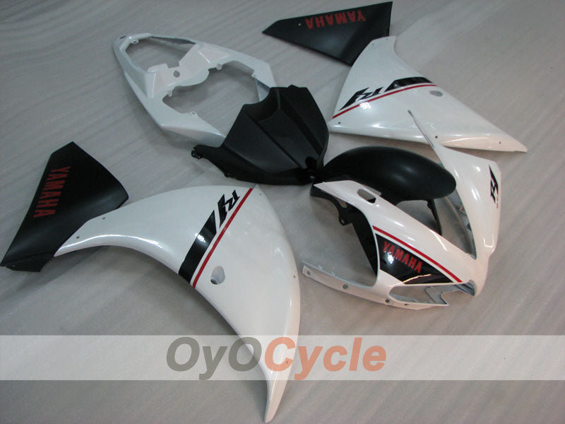 Kit carene a iniezione per YZF-R1 12-14 - Bianco, Nero - Stile di fabbrica #OYO87905727 Immagine principale del prodotto