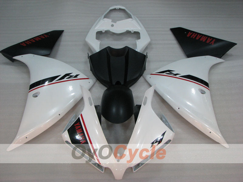 Kit carene a iniezione per YZF-R1 12-14 - Bianco, Nero - Stile di fabbrica #OYO87905727 Immagine secondaria del prodotto