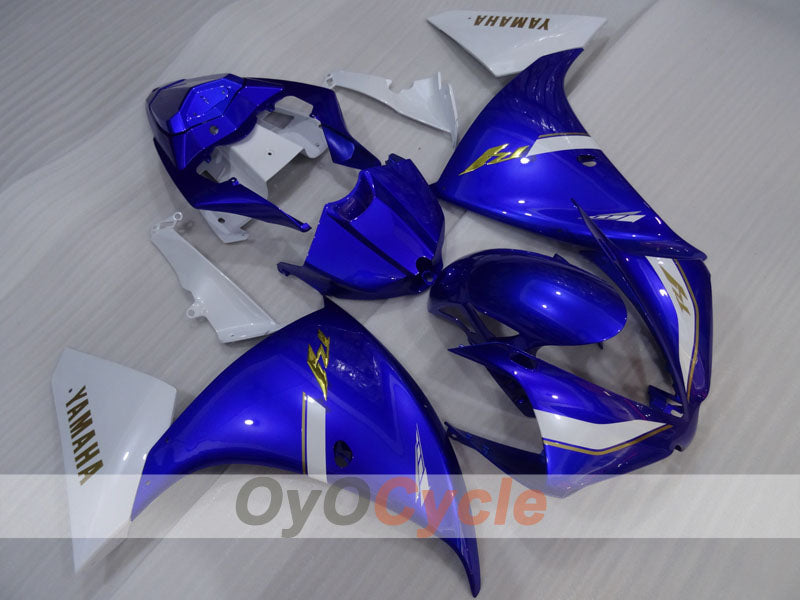 Kit carene a iniezione per YZF-R1 12-14 - Blu, Bianco - Stile Fabbrica #OYO87905729 Immagine principale del prodotto