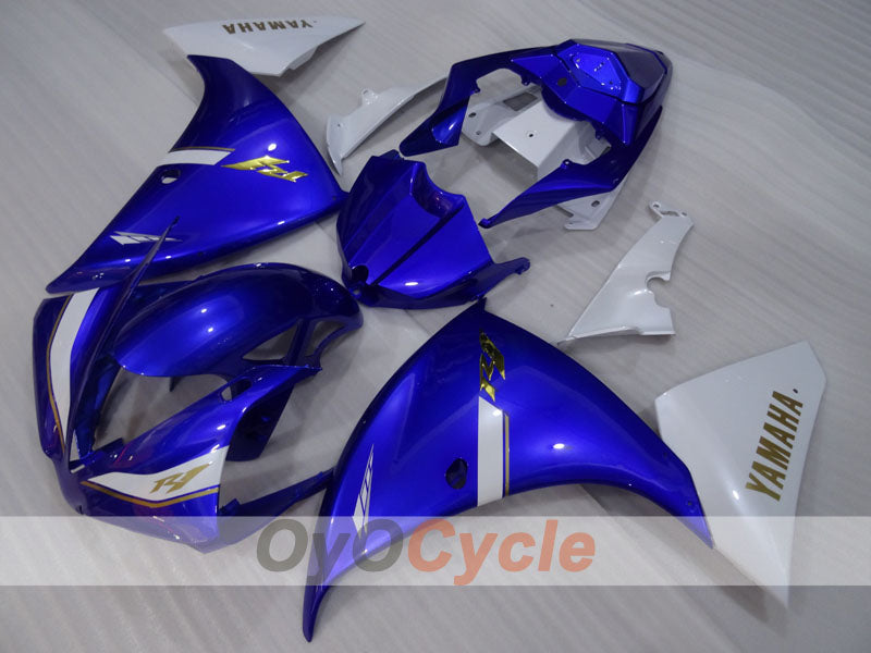 Kit carene a iniezione per YZF-R1 12-14 - Blu, Bianco - Stile Fabbrica #OYO87905729 Immagine secondaria del prodotto