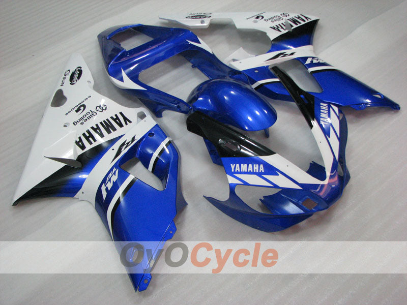 Carene a iniezione per YZF-R1 00-01 - Blu, Bianco - Sun #OYO87905731 Immagine principale del prodotto