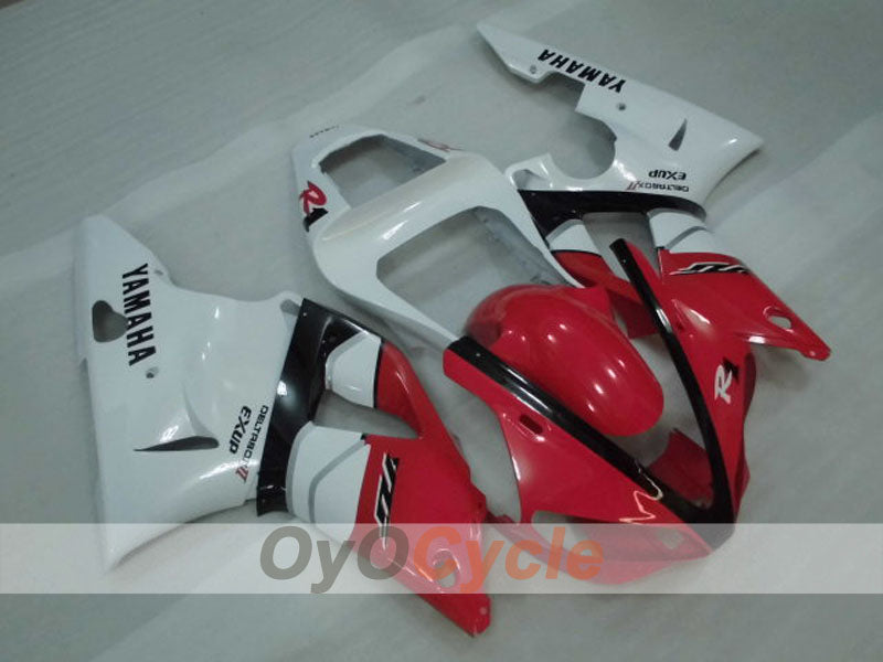 Kit carene a iniezione per YZF-R1 00-01 - Rosso, Bianco - Stile Factory #OYO87905732 Immagine principale del prodotto