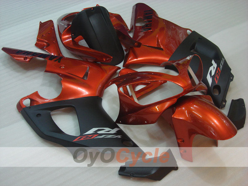 Kit carene a iniezione per YZF-R1 00-01 - Arancione, Nero, Opaco - Stile Factory #OYO87905737 Immagine principale del prodotto