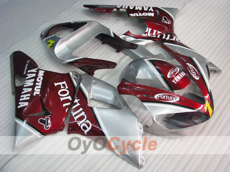 Kit carenatura a iniezione per YZF-R1 00-01 - Rosso, Argento - Fortuna #OYO87905742 Immagine principale del prodotto