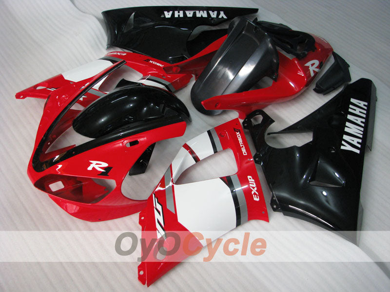 Kit carene a iniezione per YZF-R1 00-01 - Rosso, Bianco - Stile di fabbrica #OYO87905744 Immagine secondaria del prodotto