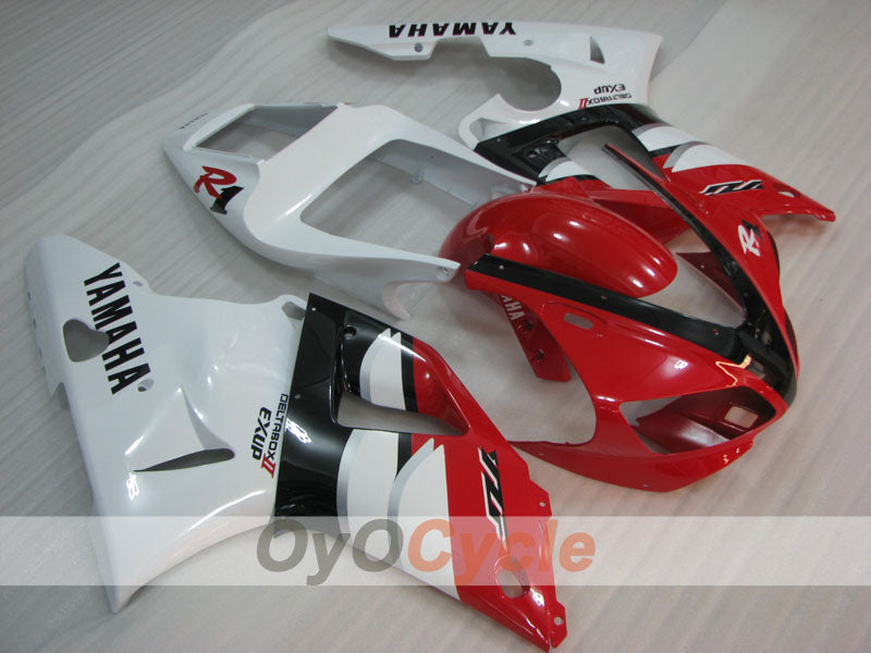 Kit carene a iniezione per YZF-R1 00-01 - Rosso, bianco - Stile originale #OYO87905746 Immagine principale del prodotto