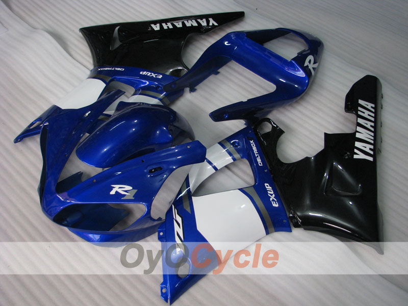 Kit carenatura a iniezione per YZF-R1 00-01 - Blu, Bianco - Stile Factory #OYO87905747 Immagine secondaria del prodotto