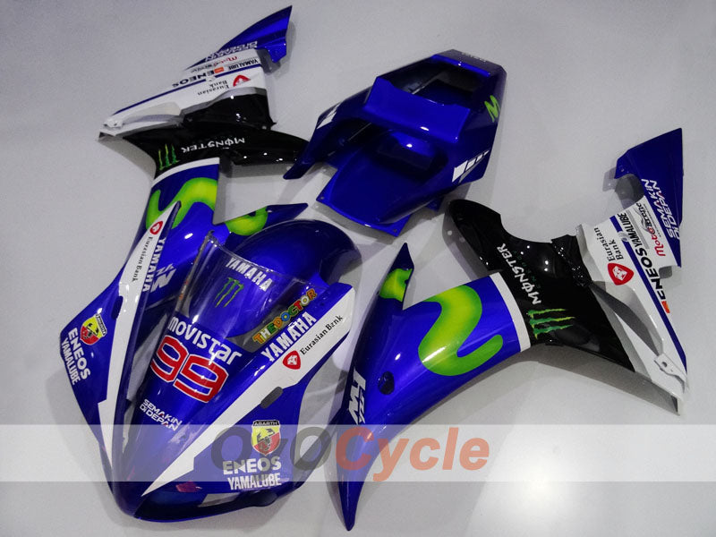 Kit Carena a Iniezione per YZF-R1 02-03 - Blu, Bianco, Nero - Monster #OYO87905763 Immagine secondaria del prodotto