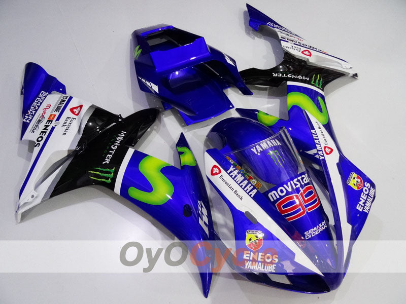 Kit Carena a Iniezione per YZF-R1 02-03 - Blu, Bianco, Nero - Monster #OYO87905763 Immagine principale del prodotto
